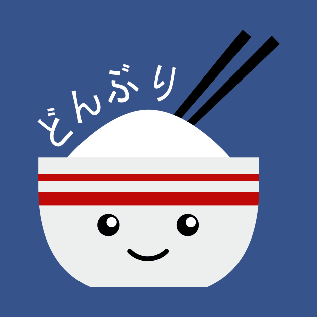 Japanese Rice Bowl Donburi by superdupertees