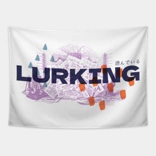 Lurking - Light shirt version Tapestry