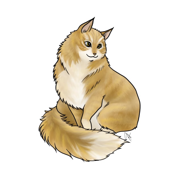 Cat - Siberian Cat - Cream Bicolor - Siberian Cat - T-Shirt | TeePublic
