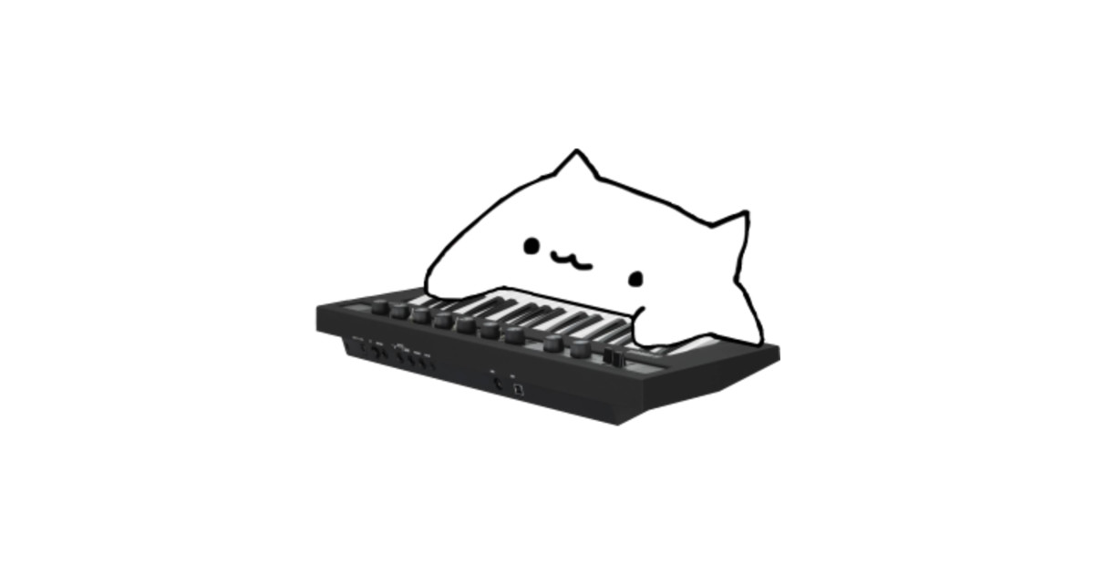 Bongo Cat Keyboard Bongo Cat Crewneck Sweatshirt TeePublic