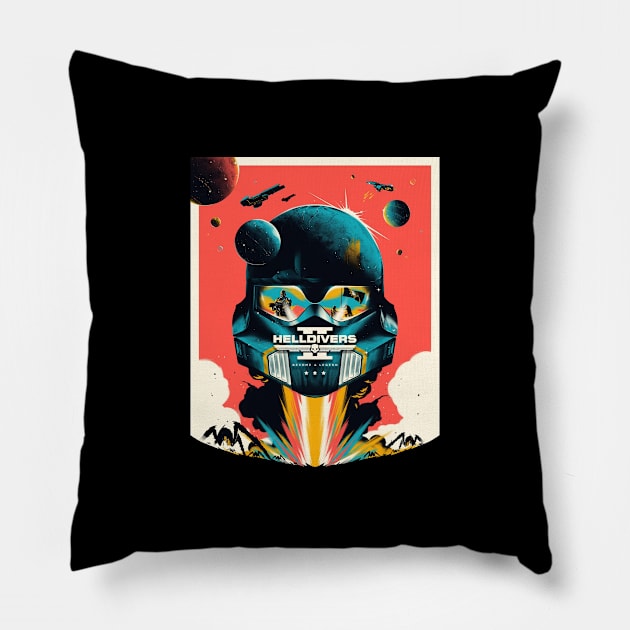 HELLDIVERS II Pillow by lightsdsgn