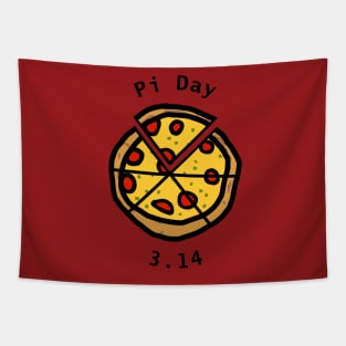 Pi Day 3.14 with Pizza Tapestry