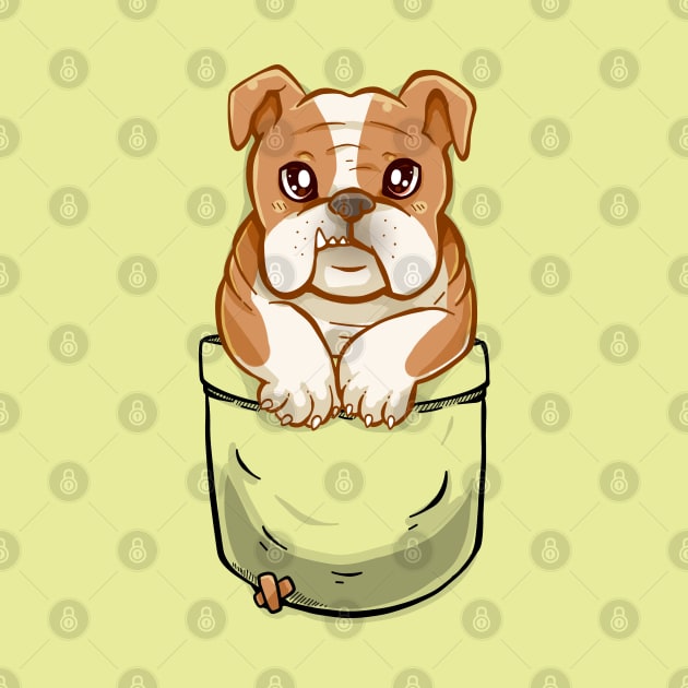 Pocket Cute English Bulldog Puppy by TechraPockets