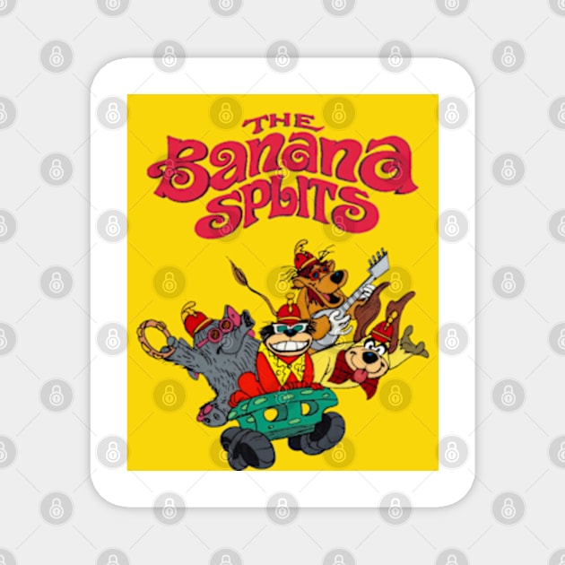 Modern Banana Splits Magnet by Baharnis