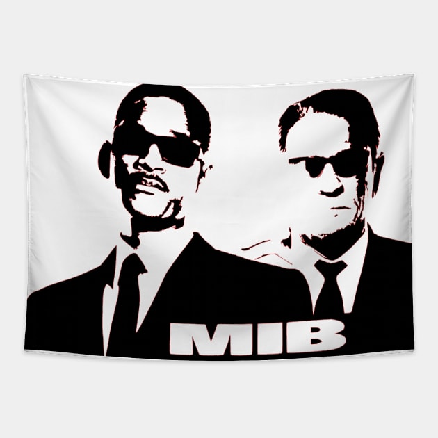 Men In Black Tapestry by OtakuPapercraft