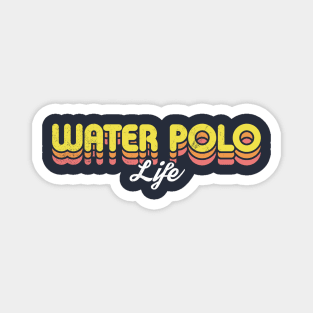 Retro Water Polo Life Magnet