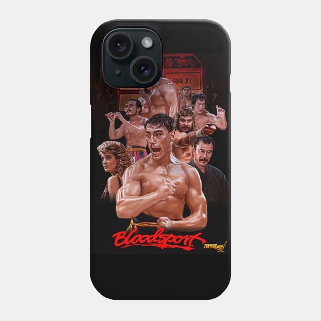 ''Bloodsport" Phone Case by Fantasy Brush Designs