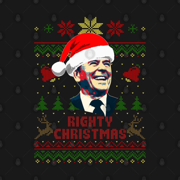 Ronald Reagan Righty Christmas by Nerd_art