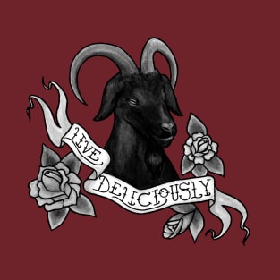 Live Deliciously Black Phillip T-Shirt