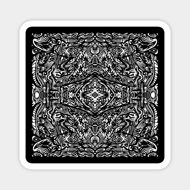 Vagabond Abstract Design #001 Magnet by VagabondTheArtist