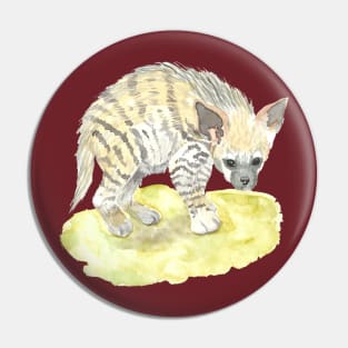 Baby hyena Pin