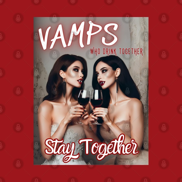 Vamps Who Drink Together, Stay Together v6 by GeekGirlsBazaar