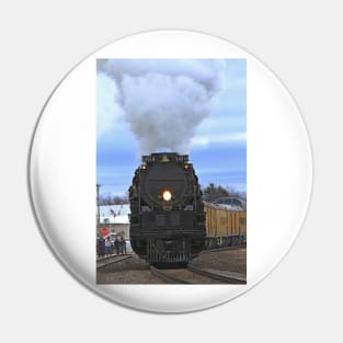 Big Boy 4014 with smoke,steam, and clouds Pin