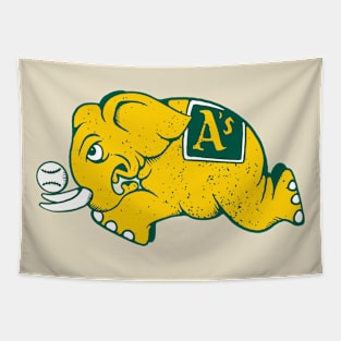 Vintage Oakland Athletics A’s Tapestry