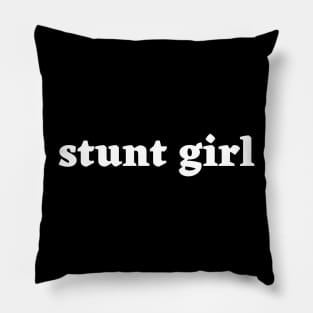 stunt girl Pillow