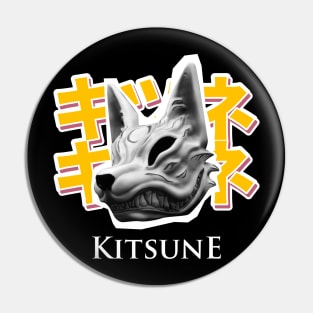 Kitsune mask Pin