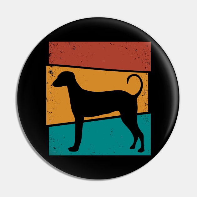 Retro Dog Rajapalayam Pin by Shirtjaeger