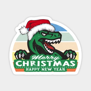 Christmas Dino Magnet