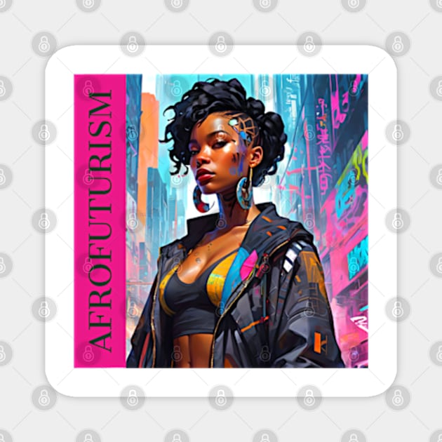 Afrofuturism Magnet by Sailormoonnoir