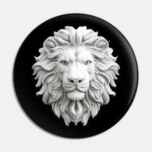 Lion 3D Face Pin