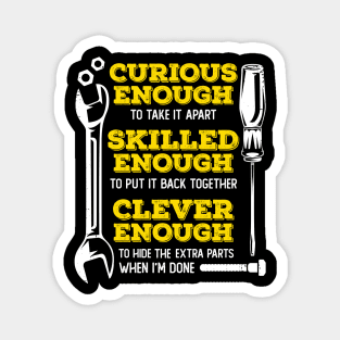 Funny Car Diesel Mechanic Gift Magnet