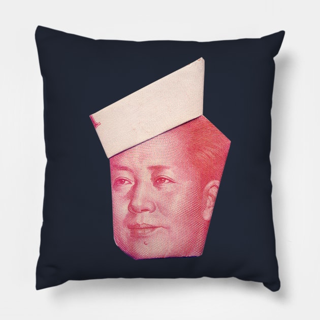 Mao / Money Origami Pillow by yosuke