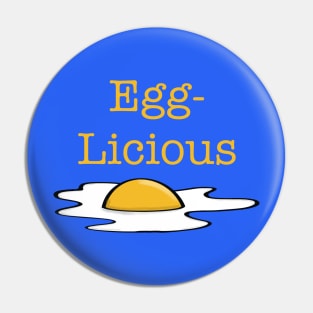 Egglicious Sunny Side Up Egg Pin