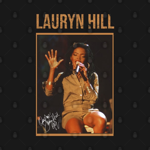 Lauryn Hill Fugees The Famous Vintage Retro Rock Rap Hiphop by beckhamwarren