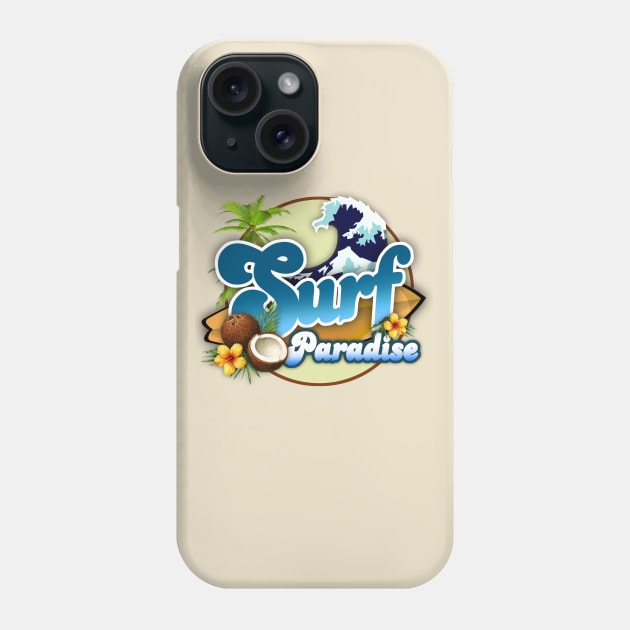 Surf Paradise Phone Case by NineBlack