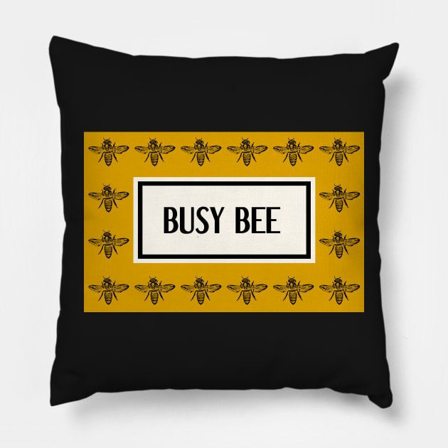 Busy Bee Pillow by xxxJxxx