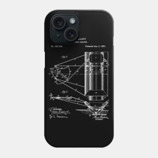 Outrigger oarlock patent / rowing / Boat Blueprint, Gift for Rowing Coach / Rowing Patent illustration Phone Case