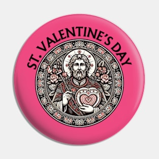 Saint Valentine's Day February 14 Pin