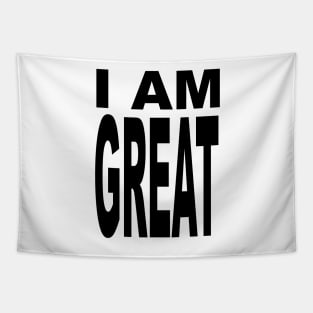 I AM GREAT Tapestry