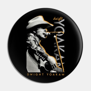 Dwight Yoakam Vintage Style Country Pin