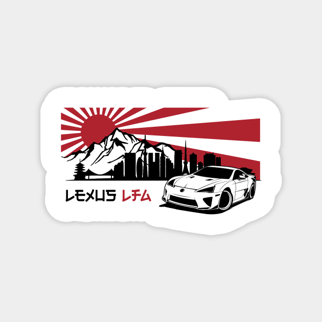 Lexus LFA, JDM Car Magnet by T-JD