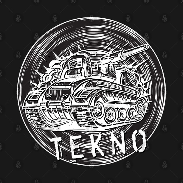 Tekno Spiral Tank by T-Shirt Dealer