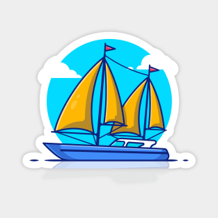 Sailing Boat Magnet