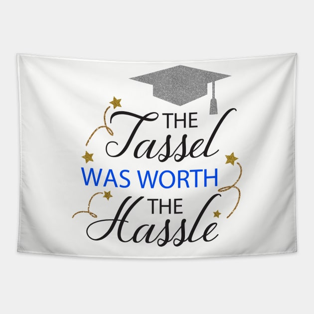 The Tassel Was Worth the Hassle Tapestry by WalkingMombieDesign