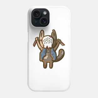 crazy murderer cat | cool halloween Phone Case