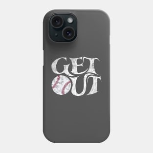 Get out and play baseball Take me out to the ballpark Phone Case