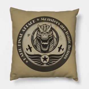 Kaiju Final Attack Newspaper Pillow