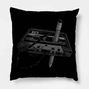 vintage tape Pillow