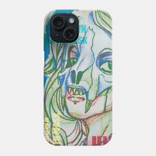 Mysterious girl with mask Phone Case