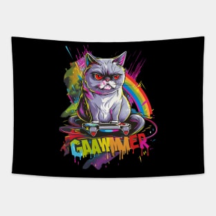Cat LGBT Artwork Tapestry