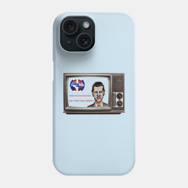 Chris Morris (The Day Today) Phone Case by smadge