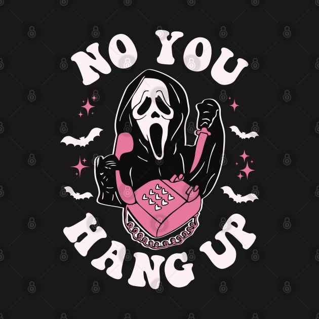 Cute Retro Ghostface Calling No You Hang Up by Ide-artt