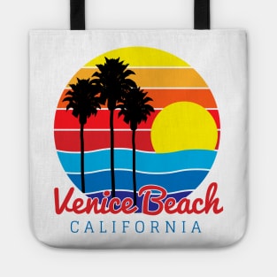 Venice Beach California Summer Tropical Sunset Tote