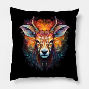 Antelope Rainbow Pillow