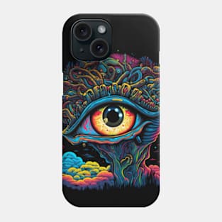 Trippy Psychedelic Pop Art Eyeball Phone Case