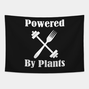 Powered By Plants, Vegan Diet, Stay Humble Tapestry